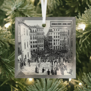 Spanische Treppe Rom, Italien Ornament Aus Glas