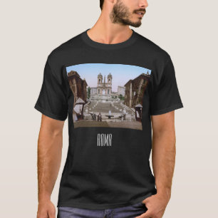 Spanische Treppen in Rom (um 1900) T-Shirt