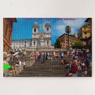 Spanische Treppen Rom. Jigsaw Puzzle