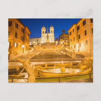 Spanische Treppen, Trinità dei Monti Kirche Rom It Postkarte
