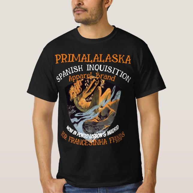 SPANISCHE UNTERSUCHUNG MADRID PORTO LISBON PORTUGA T-Shirt (Vorderseite)