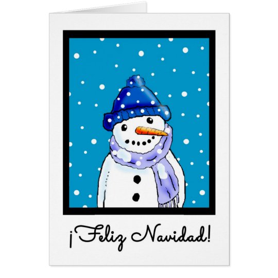 Spanische Weihnachtskarte - Feliz Navidad Karte