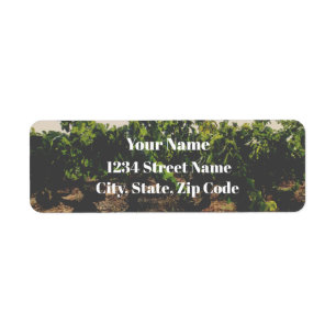 Spanische Weinbauadresse Labels