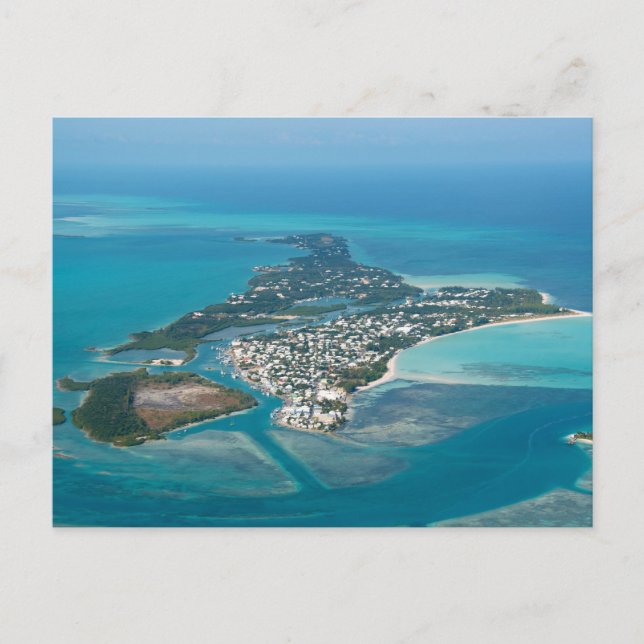 Spanische Wells und Insel Russel BHS Luftbild! Postkarte (Vorderseite)