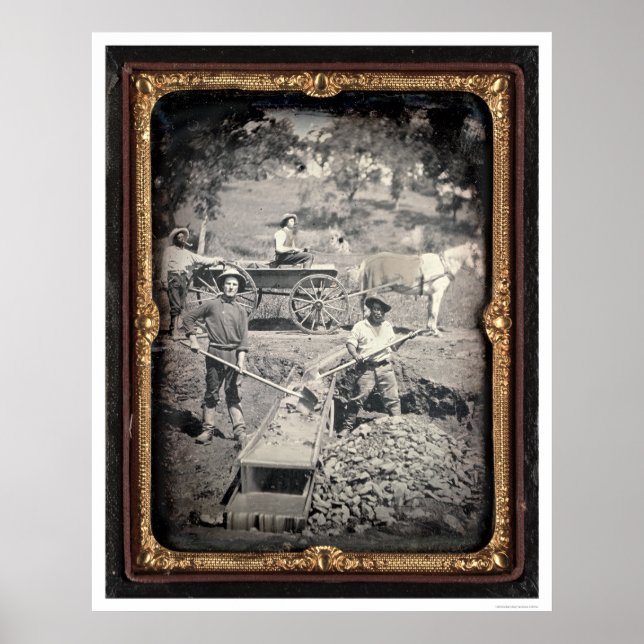 Spanische Wohnung, 1852 von Joseph Blaney Starkwea Poster (Vorne)