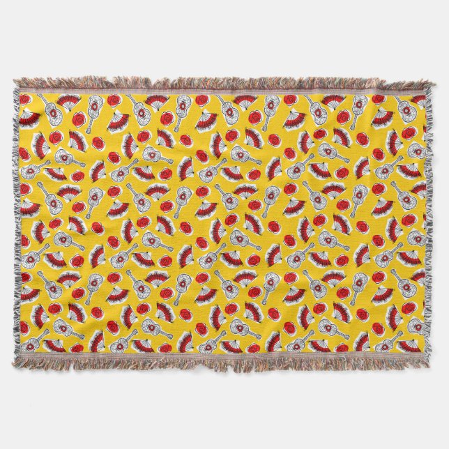 Spanischen Souvenirs-Mulwurf Decke (Vorderseite)