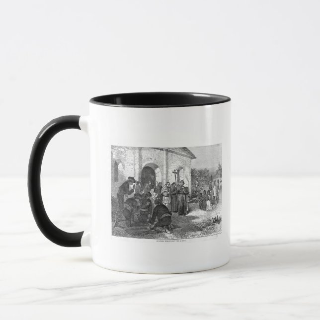 Spanischer Auftrag des Alamos Tasse (Links)