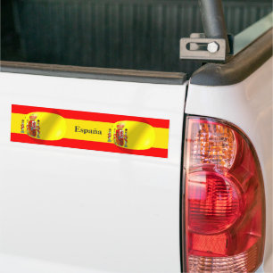 Spanischer Autoaufkleber