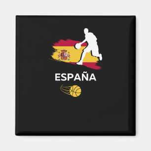 Spanischer Basketball Magnet