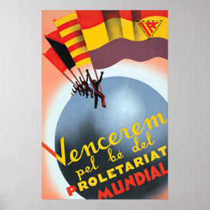 Spanischer Bürgerkriegsposter Wir werden für die S Poster