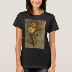 Spanischer Cowboy singt mit Banjo Trail Song T-Shirt