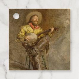 Spanischer Cowboy und Banjo Playing Trail Song Geschenkanhänger