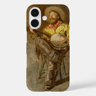 Spanischer Cowboy und Banjo Playing Trail Song iPhone 16 Hülle