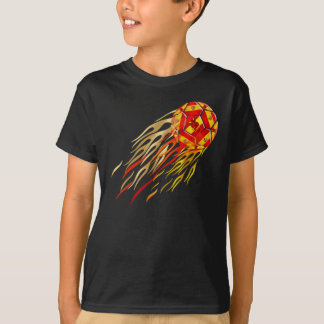Spanischer Feuerkugelfußball futbol T-Shirt