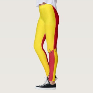 Spanischer Flaggenentwurf Leggings