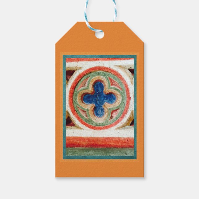 Spanischer Fliesenanhänger Geschenkanhänger (Vorderseite)