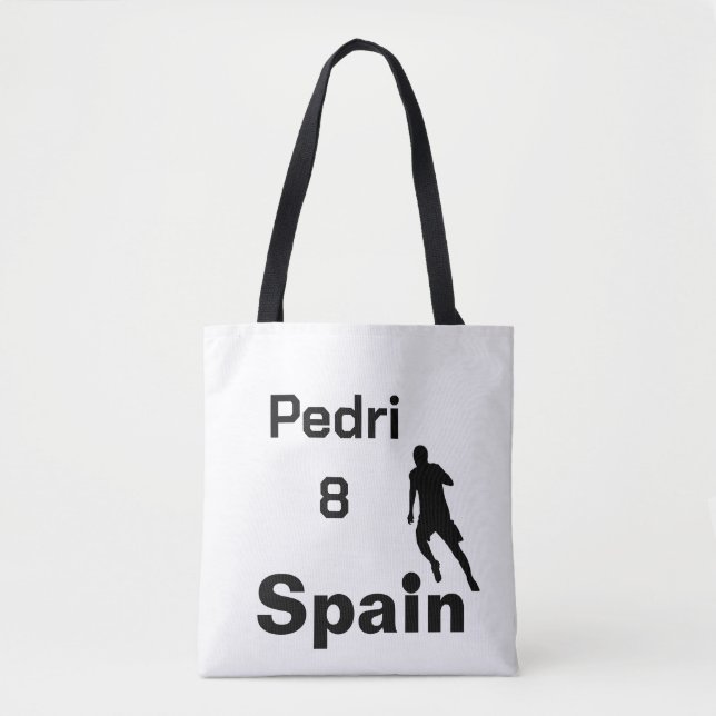 Spanischer Fußball, anpassbar Tasche (Vorderseite)