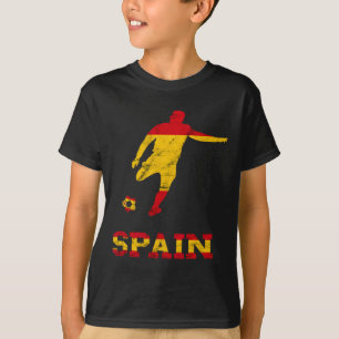 Spanischer Fußballspieler Spanienflagge Espana Spa T-Shirt