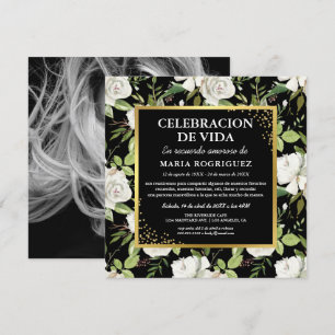 Spanischer Gedenkdienst  Beerdigung von Espanol Fo Einladung