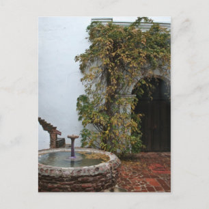 Spanischer Innenhof Ankündigungspostkarte