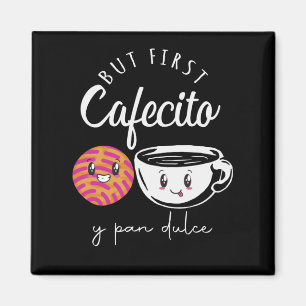 Spanischer Kaffee Lover Pun Funny Coffein Abhängi Magnet