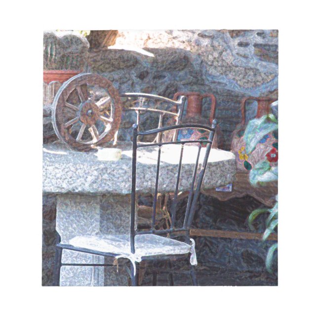 Spanischer Kaktus Stillleben Notizblock (Vorderseite)