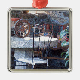 Spanischer Kaktus Stillleben Ornament Aus Metall