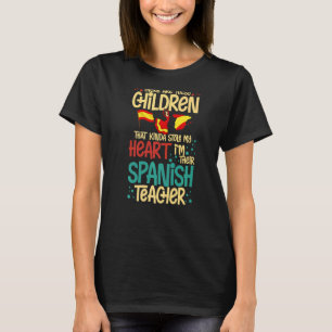 Spanischer Lehrer Spanien Flaggensprachunterricht T-Shirt