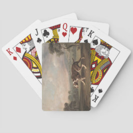 Spanischer Pointer Dog (von George Stubbs) Spielkarten