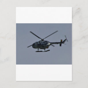 Spanischer Polizeihubschrauber Postkarte