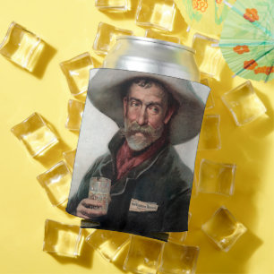 Spanischer Ranchero Cowboy in Old West Saloon Dosenkühler