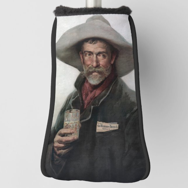 Spanischer Ranchero Cowboy in Old West Saloon Golf Headcover (Rotieren 90)