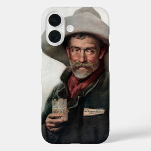 Spanischer Ranchero Cowboy in Old West Saloon iPhone 16 Hülle