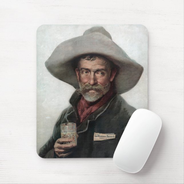 Spanischer Ranchero Cowboy in Old West Saloon Mousepad (Mit Mouse)