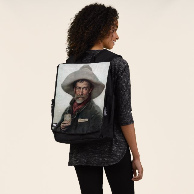 Spanischer Ranchero Cowboy in Old West Saloon Rucksack (Ausgewaschen)