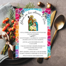 Spanischer Ruhm zu Gott Christliches Weihnachtsess