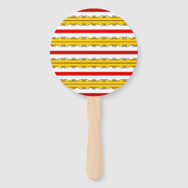 Spanischer Rundventilator Fächer (Vorderseite)