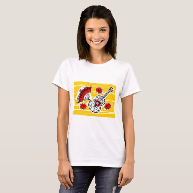 Spanischer Souvenirladen-T - Shirt (Vorne ganz)
