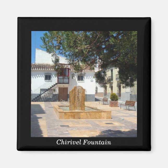 Spanischer Springbrunnen-Magnet - Chirivel, Almeri Magnet (Vorne)