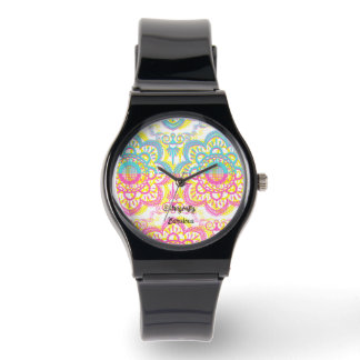 Spanischer Stil der Straßenkunst; Design 2 Armbanduhr