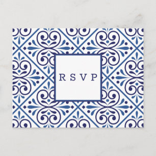 Spanischer Tankland, Hochzeit der Marine RSVP MEAL Einladungspostkarte