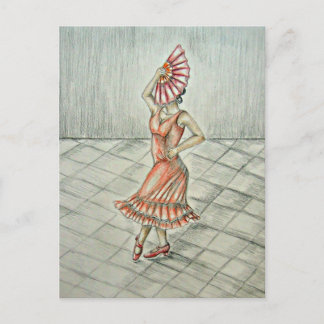 Spanischer Tänzer Postkarte