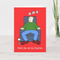 Spanischer Vatertag Cartoon Spaß