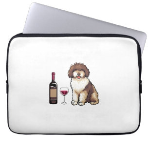 Spanischer Wasser und Wein Lustiger Hund 1 Laptopschutzhülle