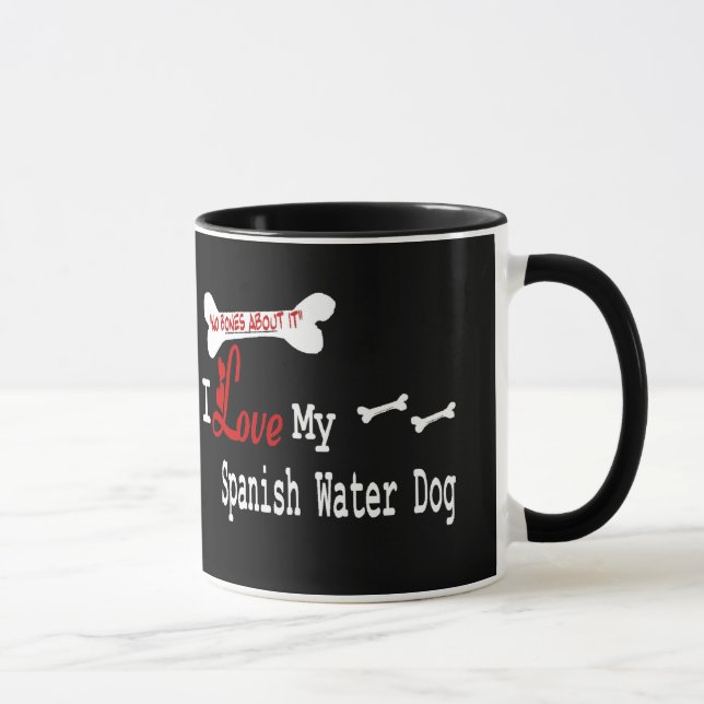 Spanischer Wasserhund (I Liebe) Tasse (Rechts)