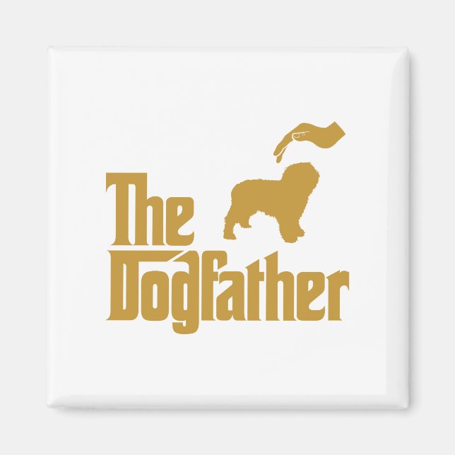 Spanischer Wasserhund Magnet (Vorne)