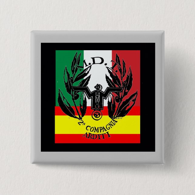 Spanischer ziviler Krieg der freiwilligen Gruppe Button (Vorderseite)