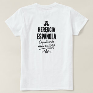 Spanisches Erbe Meine Wurzeln Puerto Rico T-Shirt