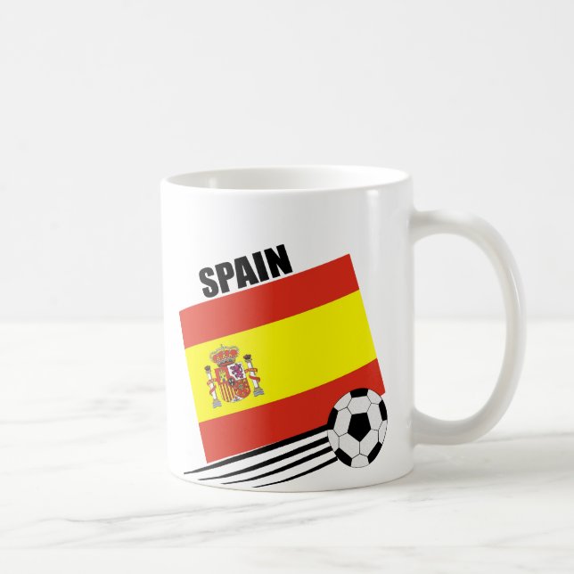 Spanisches Fußball-Team Kaffeetasse (Rechts)