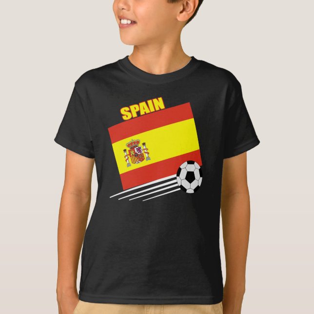 Spanisches Fußball-Team T-Shirt (Vorderseite)